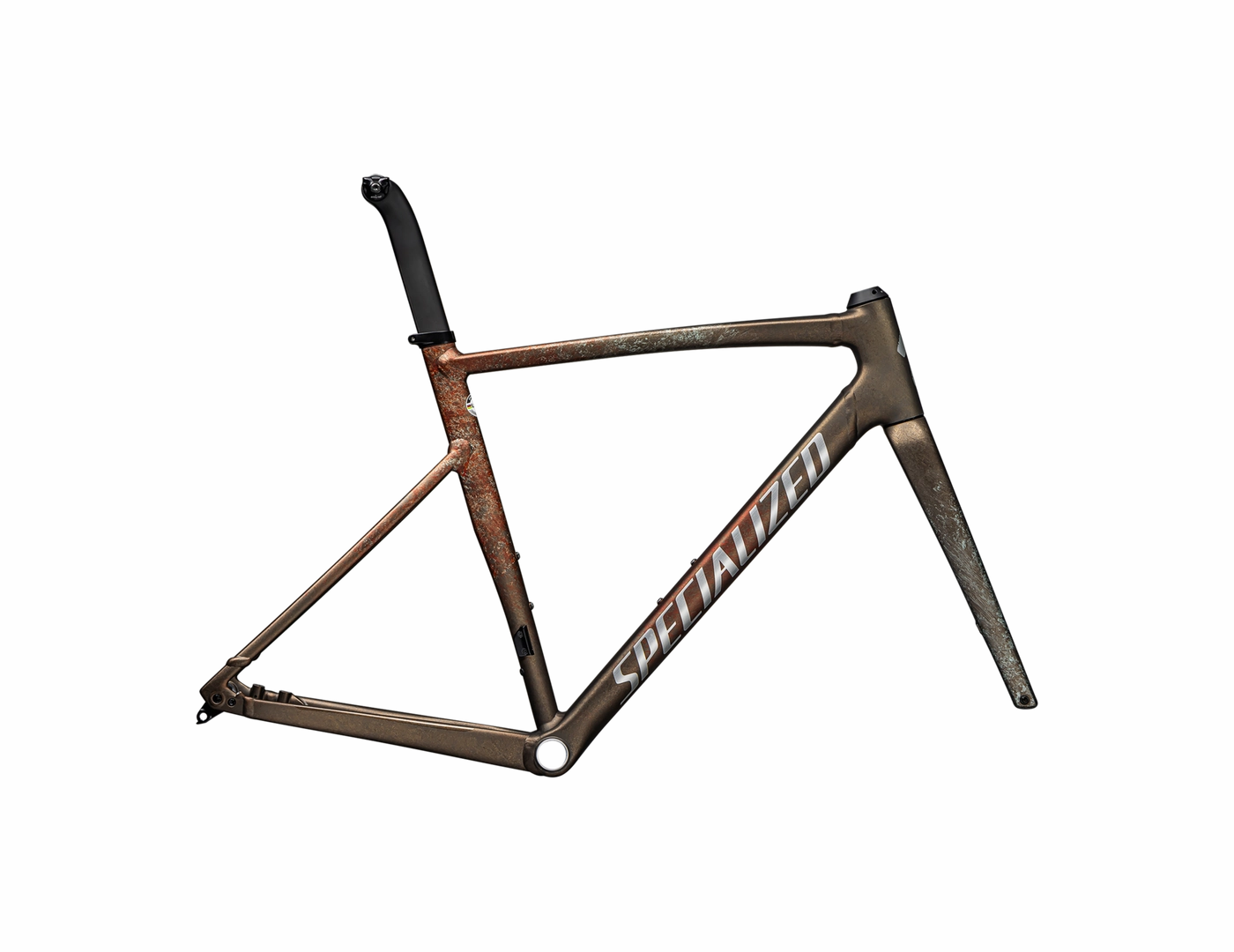 2025 SPECIALIZED ALLEZ SPRINT FRAMESET - 61cm, COPPER MULTICOLOR BLURRED IMPASTO / BRUSHED LIQUID METAL