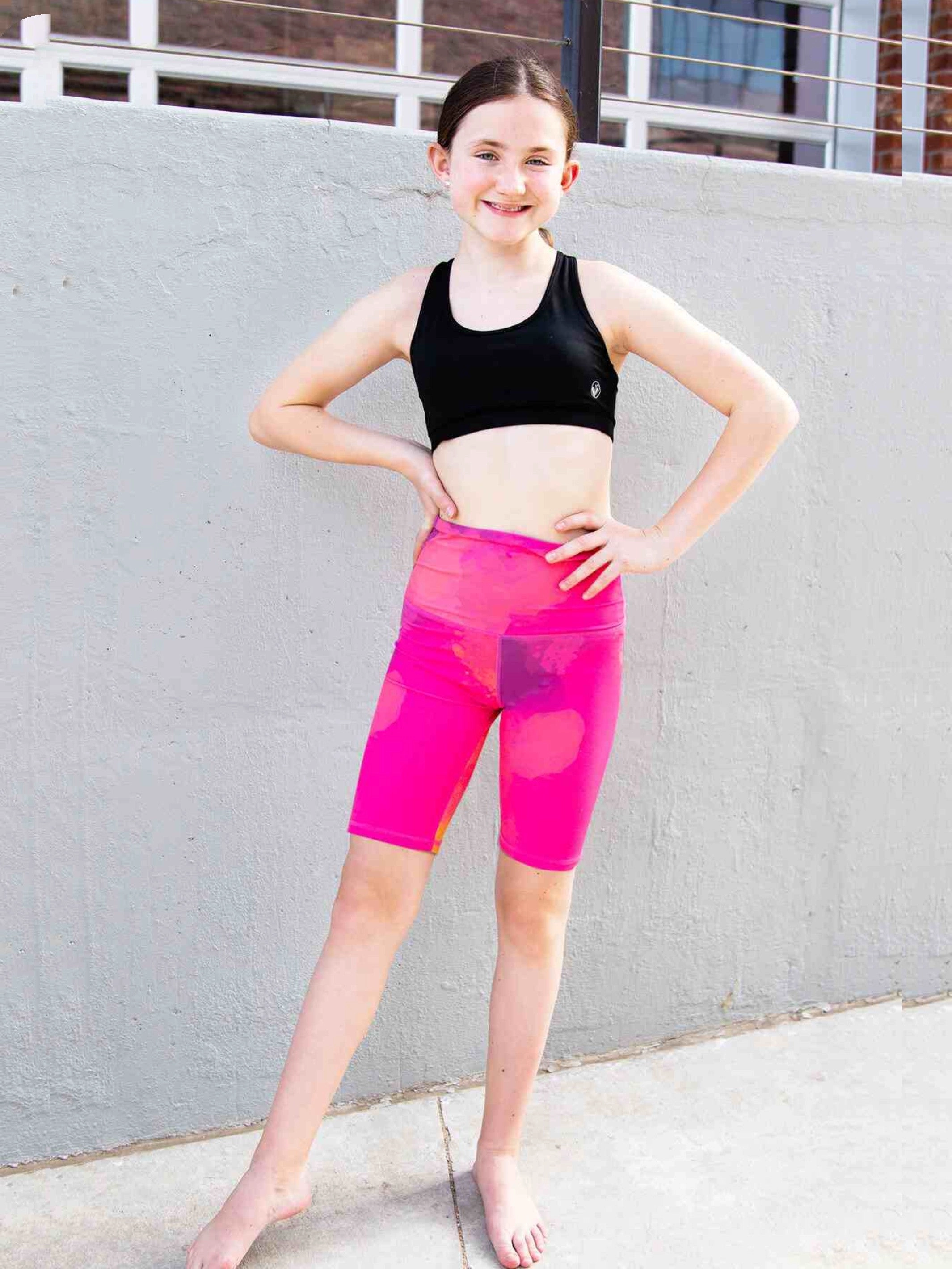 Andy - Printed Activewear Bike Shorts