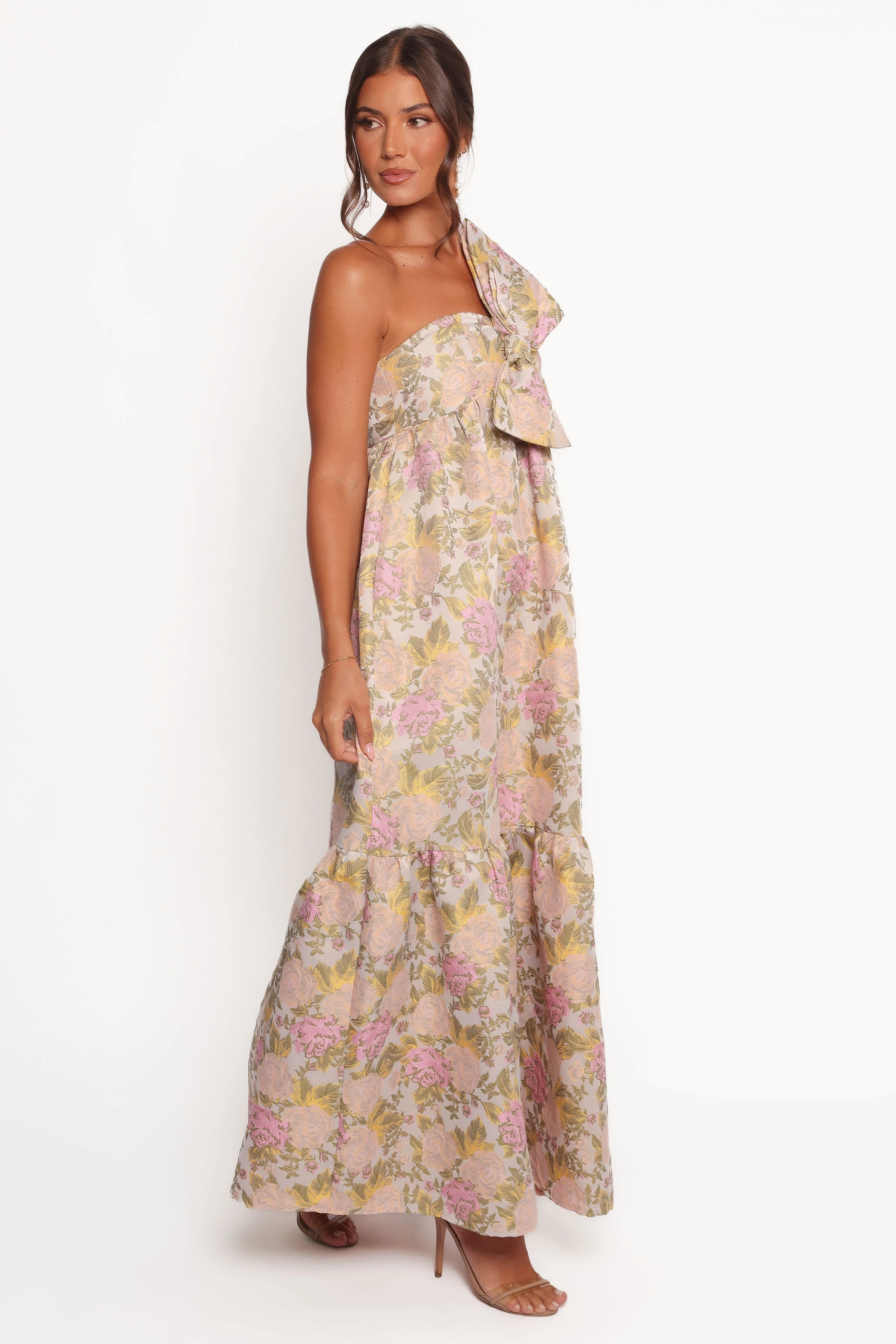 Betina Bow Front Maxi Dress - Multi Floral