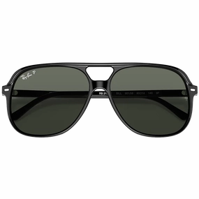 Bill - Low Bridge Black/Green Polarized