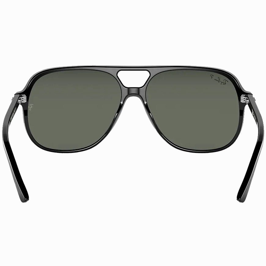 Bill - Low Bridge Black/Green Polarized