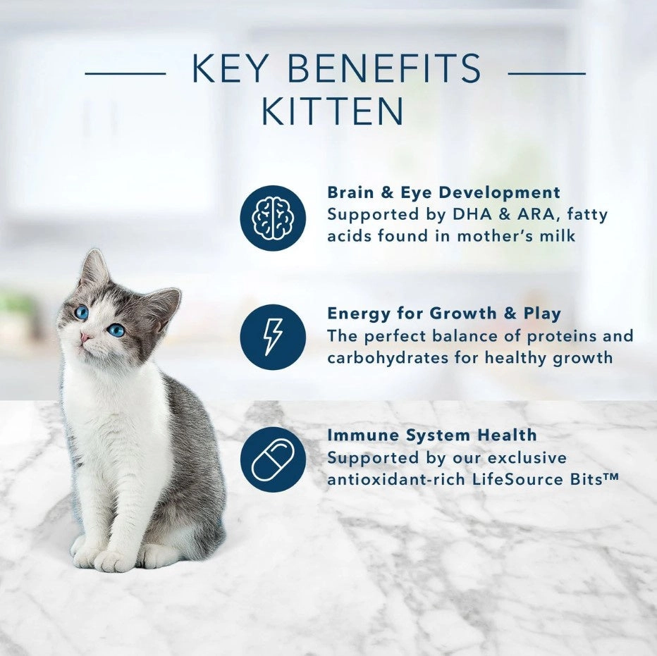 Blue Buffalo Healthy Growth Natural Chicken & Brown Rice Kitten Dry Cat Food