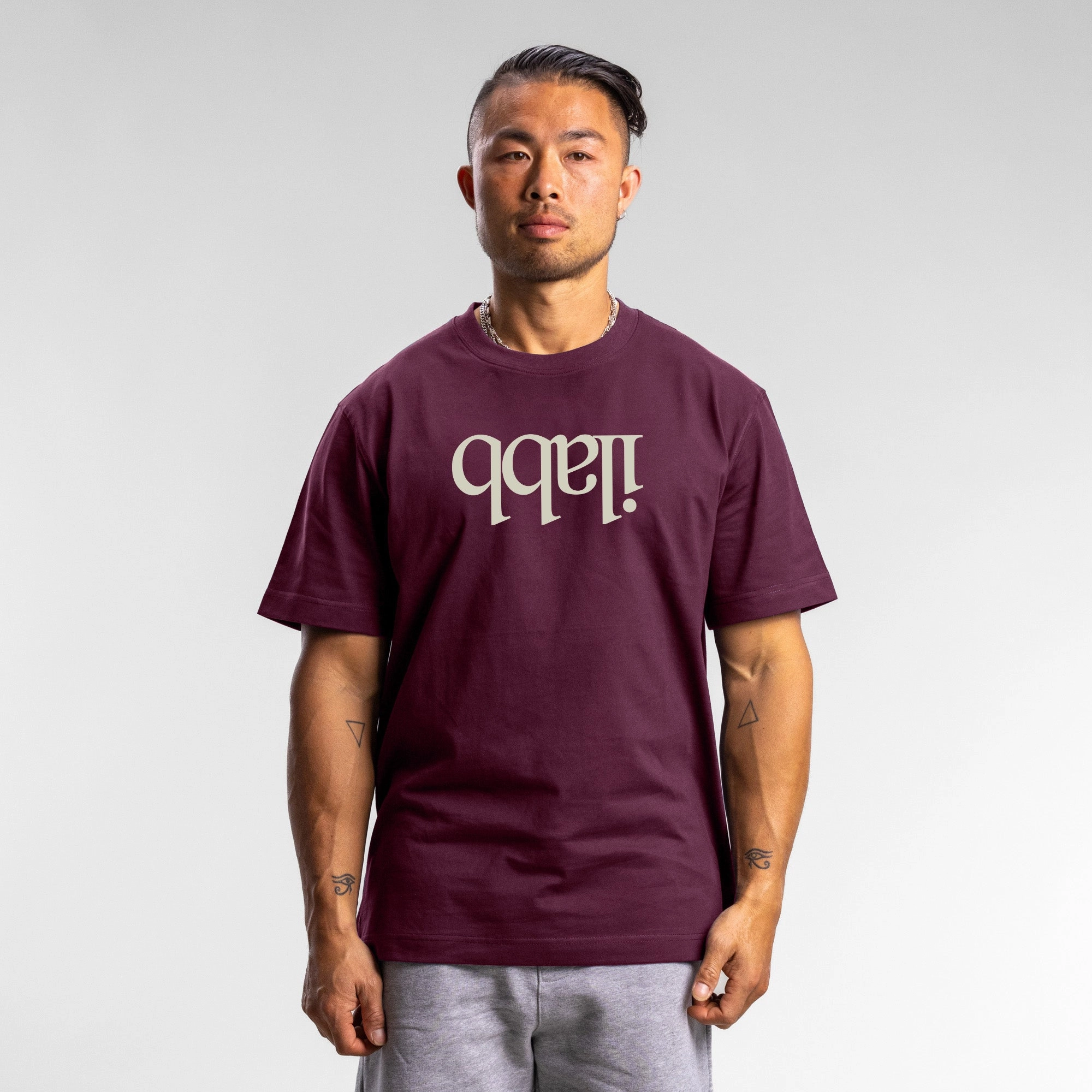 Capsize Block Tee Unisex PLUM