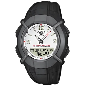 Casio Men's Watch - Quartz Silver and Grey Dial Strap Analog-Digital | HDC-600-7B