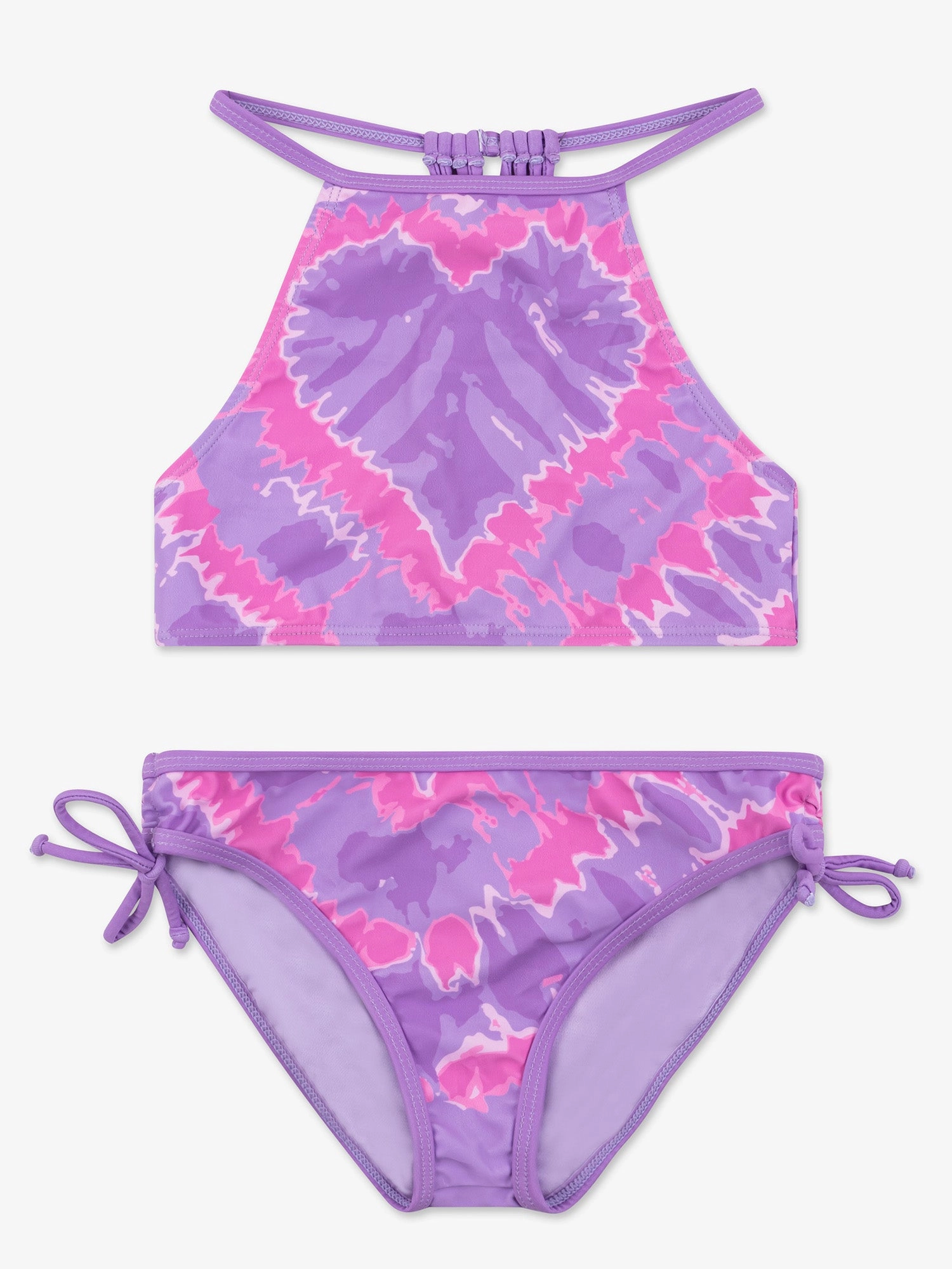 Catalina Heart Tie Dye Tankini Two Piece Swimsuit