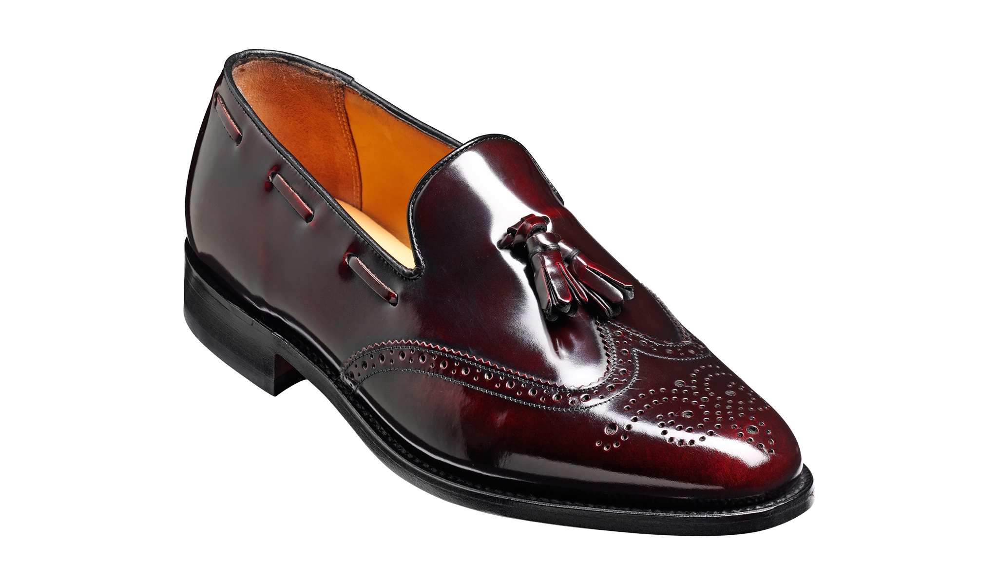 Clive - Burgundy Hi-Shine