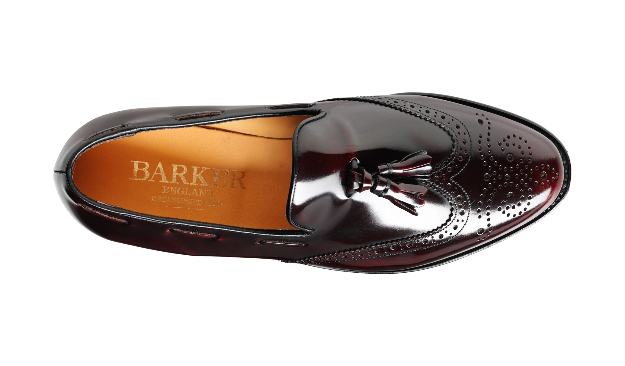 Clive - Burgundy Hi-Shine
