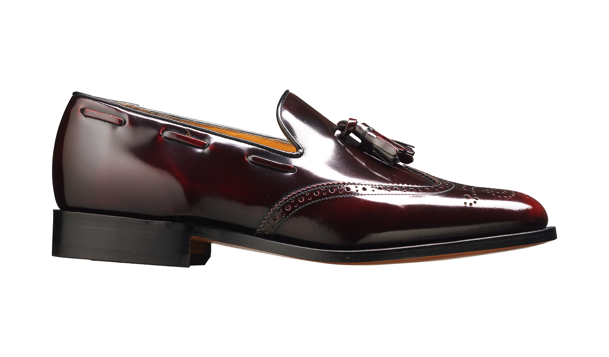 Clive - Burgundy Hi-Shine