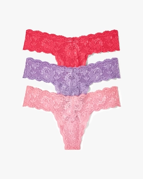 Cutie Lr Thong 3 Pack