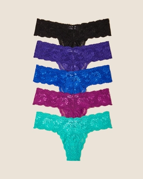Cutie Lr Thong 5 Pack