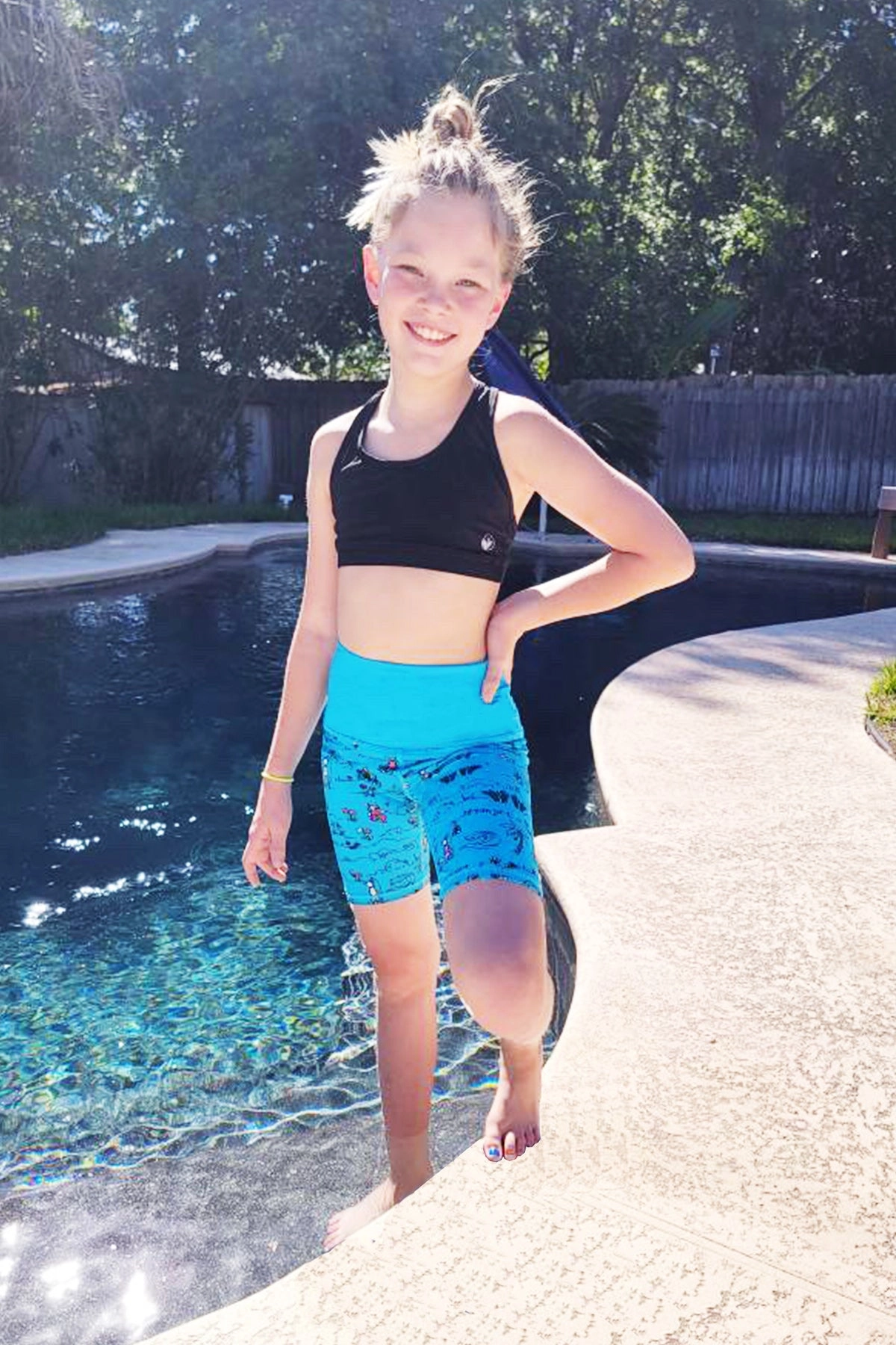 Diana - Printed Activewear Bike Shorts