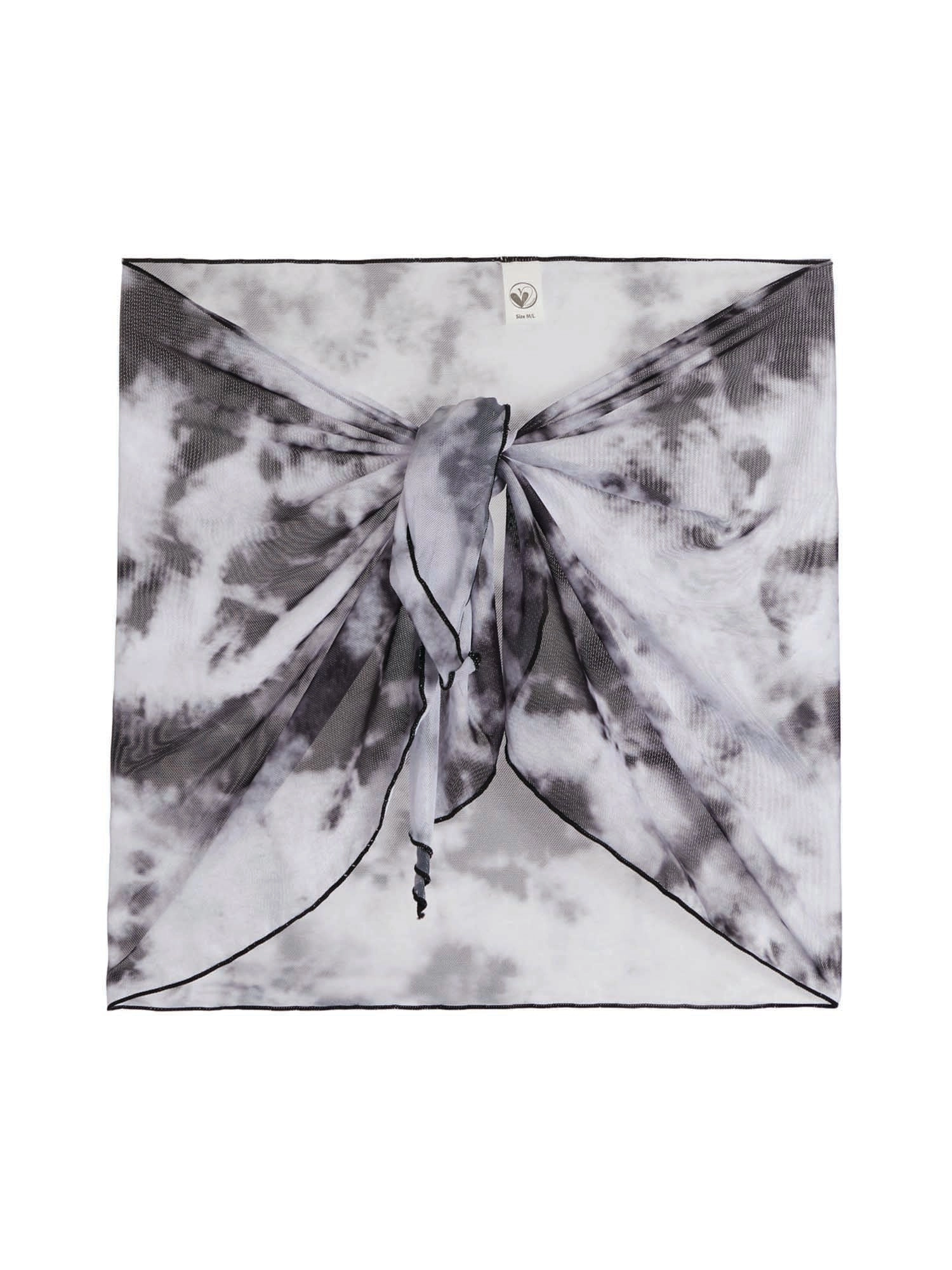 Dijana Sarong Mesh Tie Dye Wrap Skirt