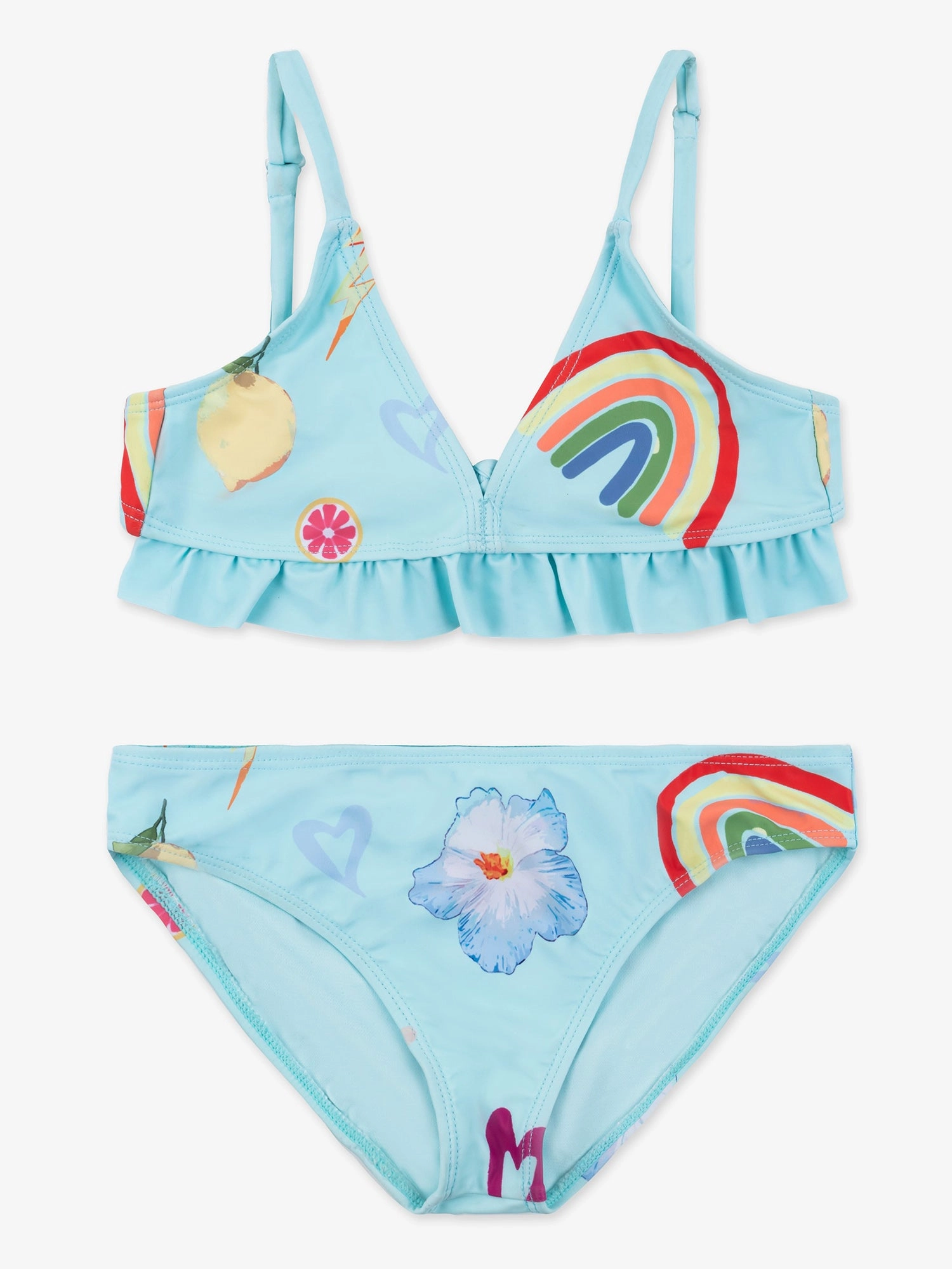 Elouise Rainbow Print Bikini Swimsuit