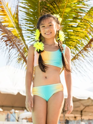 Fay Crinkle Tankini Two Piece Swimsuit