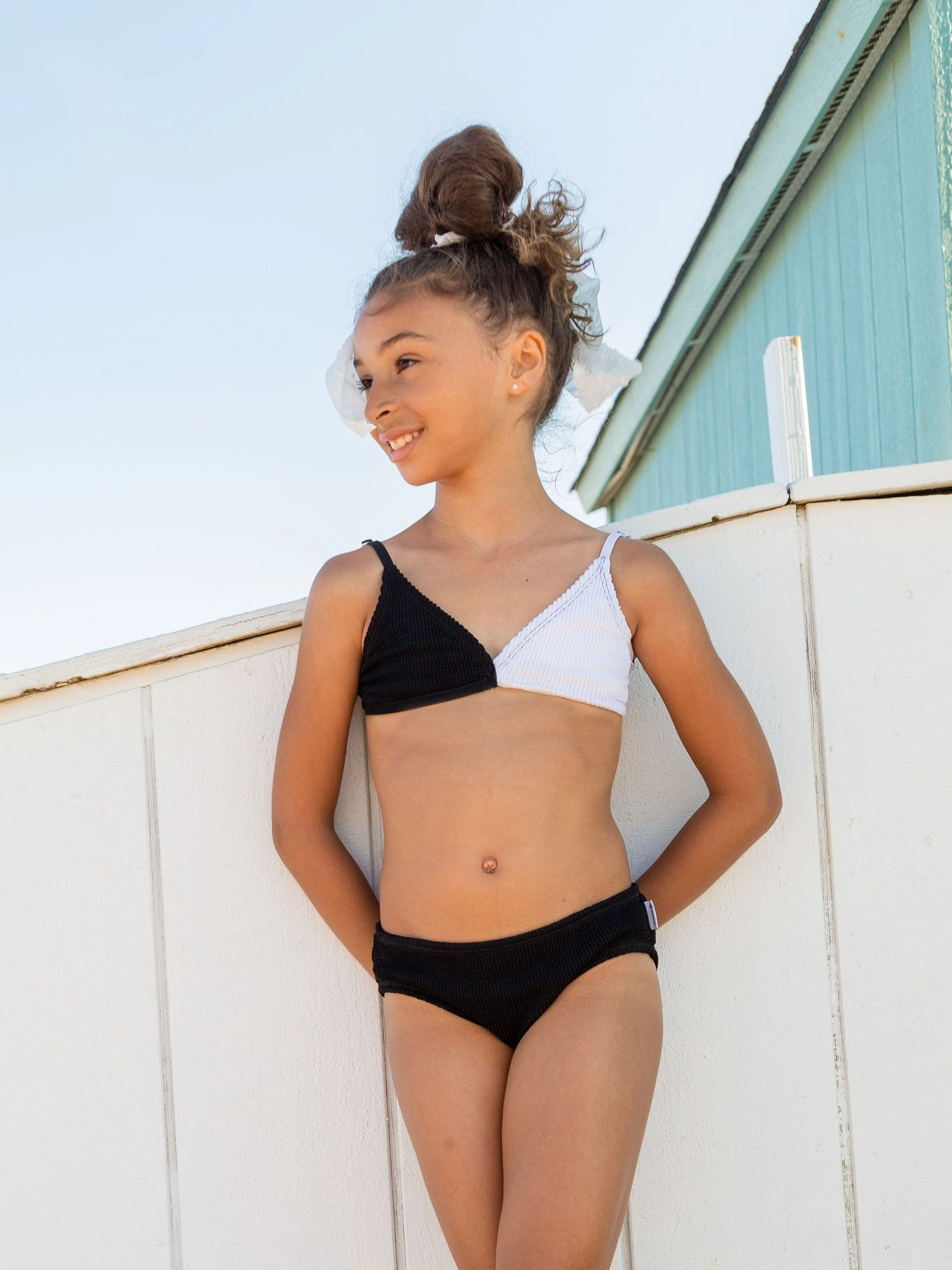 Fleur Crinkle Bikini Swimsuit