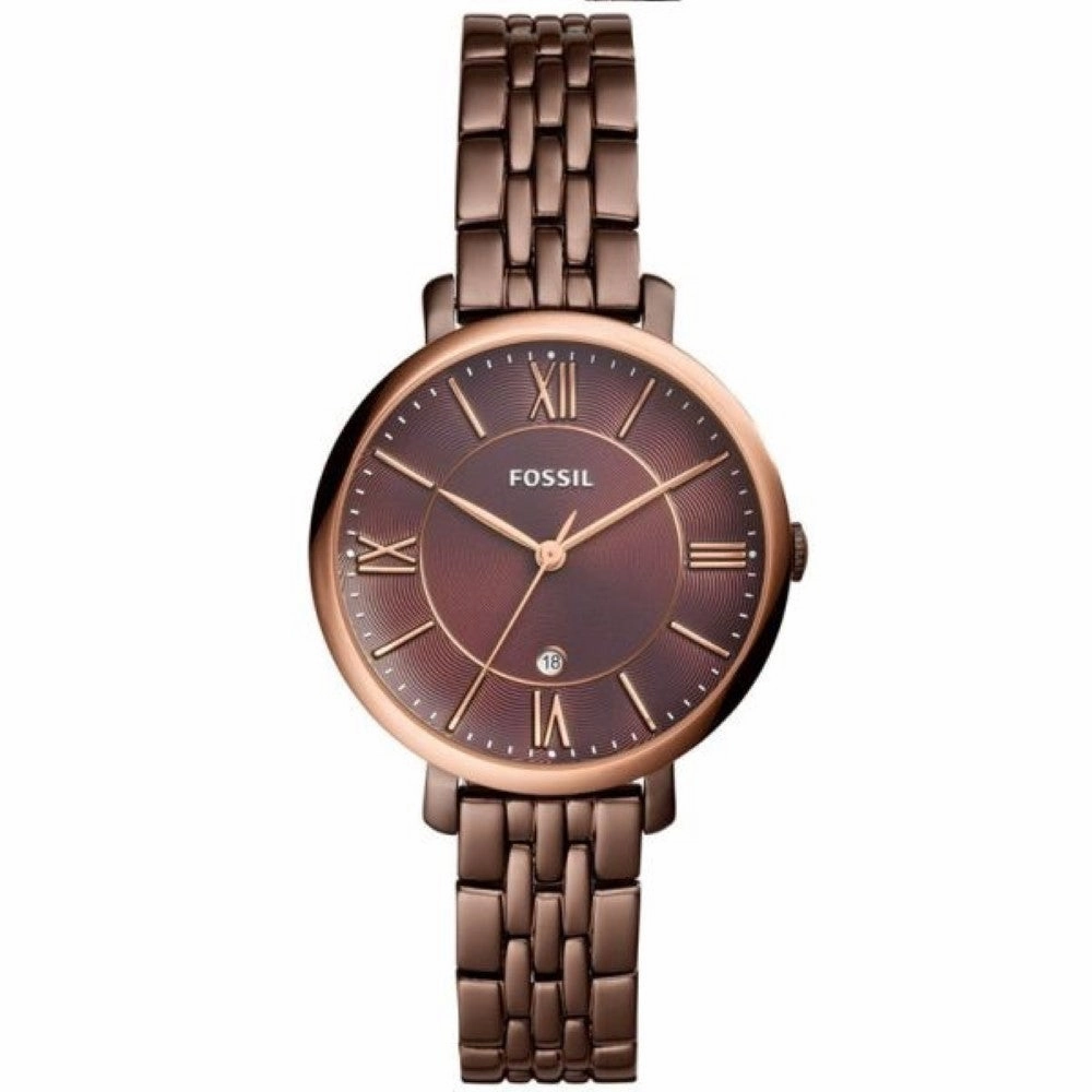Fossil  ES4275 Women's Quartz Stainless Steel Brown Dial 36mm Watch ES4275