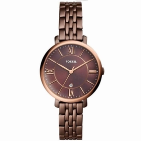 Fossil  ES4275 Women's Quartz Stainless Steel Brown Dial 36mm Watch ES4275