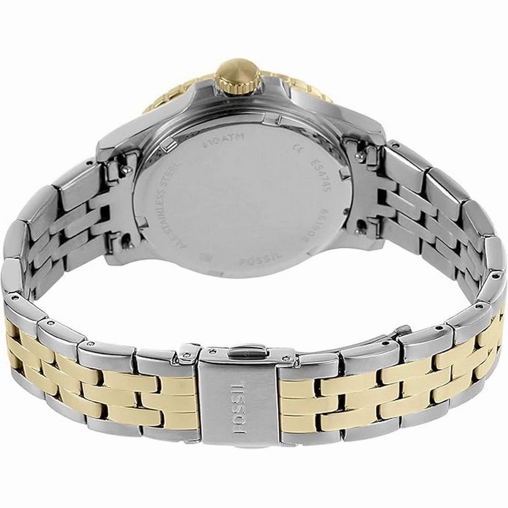 Fossil ES4745 Women's Dive-Inspired Sports Watch with Stainless Steel. Ceramic. or Silicone Band