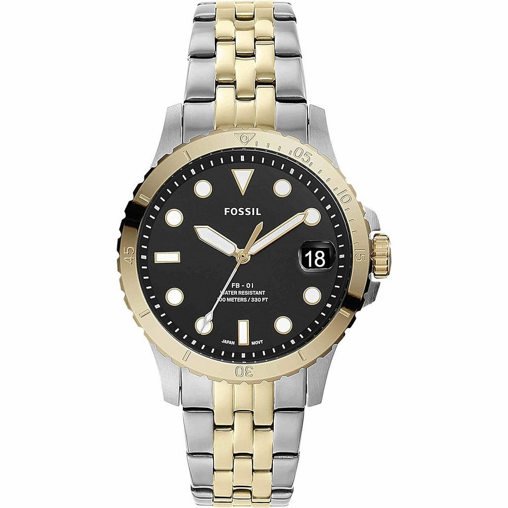 Fossil ES4745 Women's Dive-Inspired Sports Watch with Stainless Steel. Ceramic. or Silicone Band