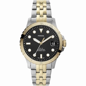 Fossil ES4745 Women's Dive-Inspired Sports Watch with Stainless Steel. Ceramic. or Silicone Band