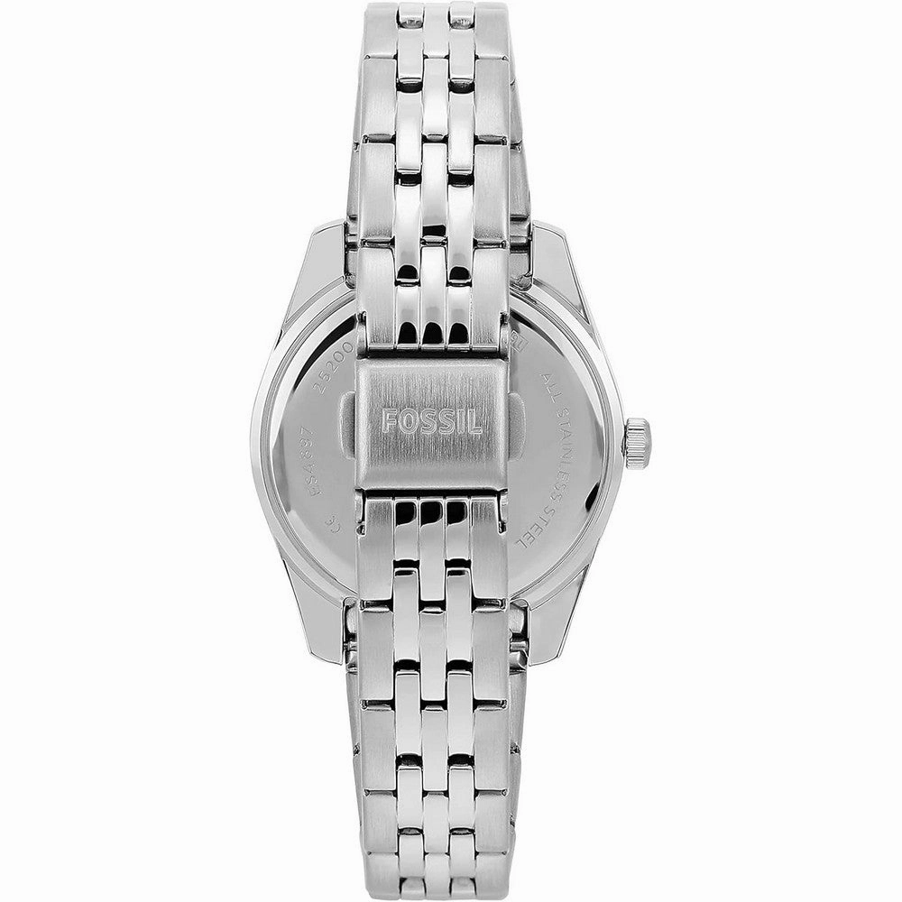 Fossil ES4897  Women's Scarlette Mini Quartz Stainless Steel Three-Hand Watch. Color: Silver (Model: ES4897)