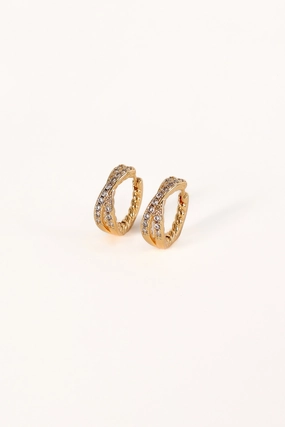 Frankie Hoop Earrings - Gold