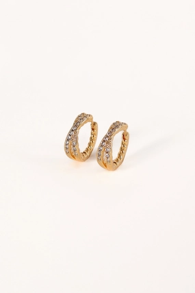 Frankie Hoop Earrings - Gold