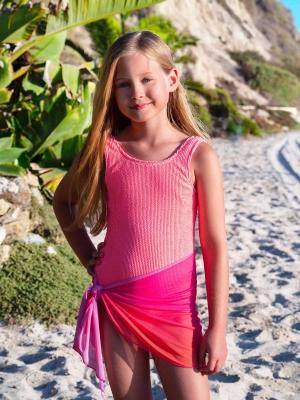 Jacqueline Sarong Mesh Wrap Skirt