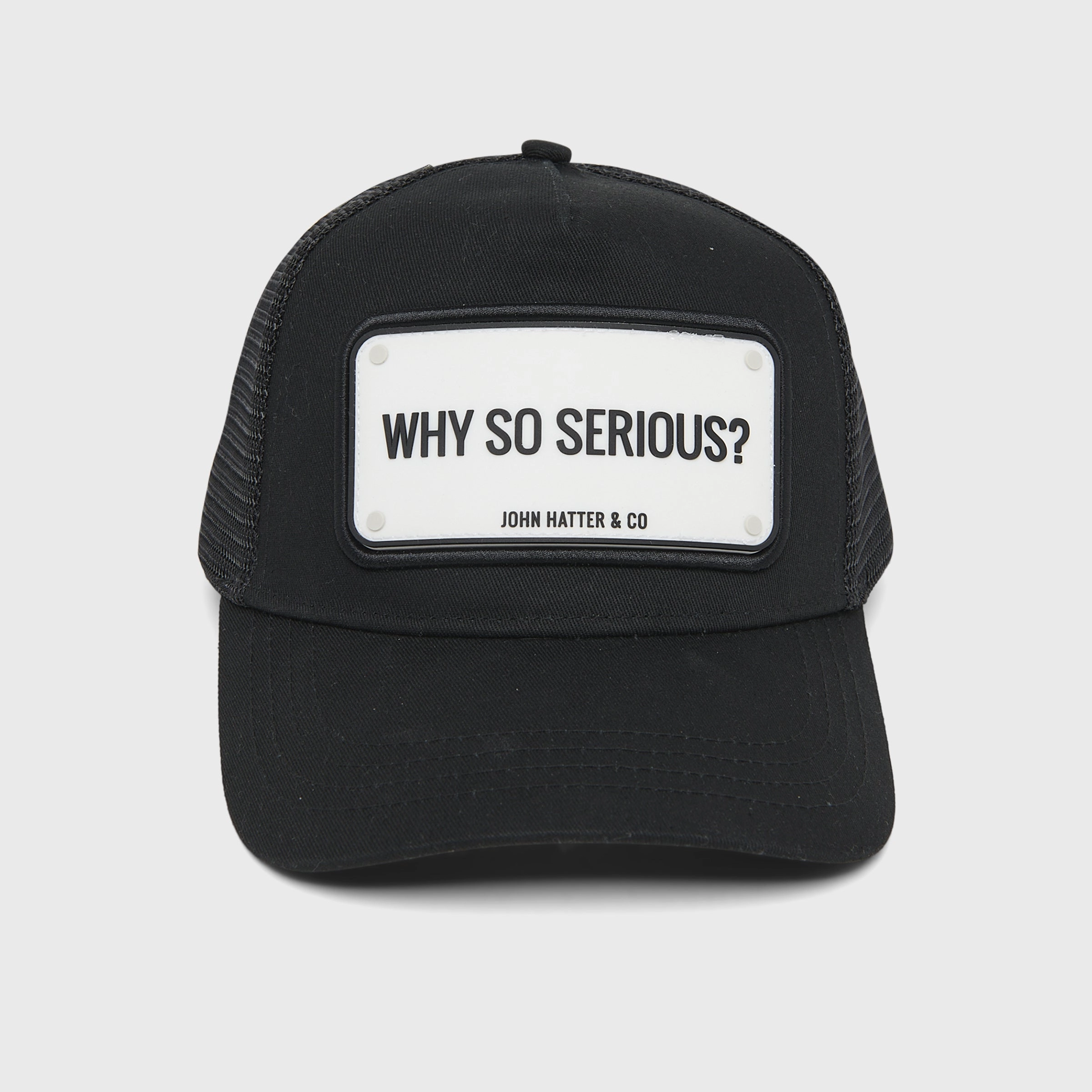 JOHN HATTER & CO WHY SO SERIOUS? / BLACK