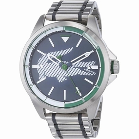 LACOSTE 2010943 Gray Dial Stainless Steel Band Men's Watch