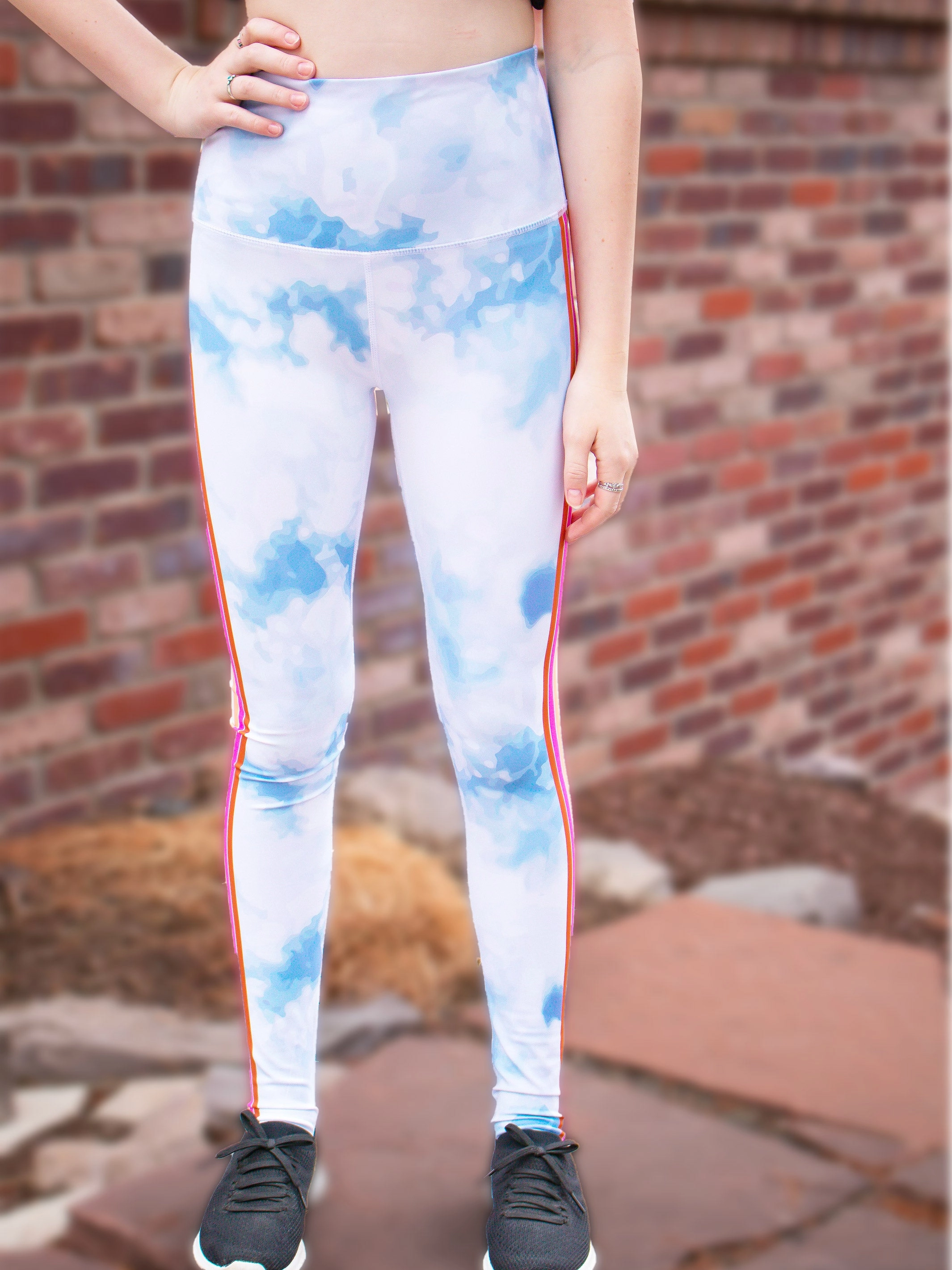 Lenny - Printed Cloud Activewear Leggings