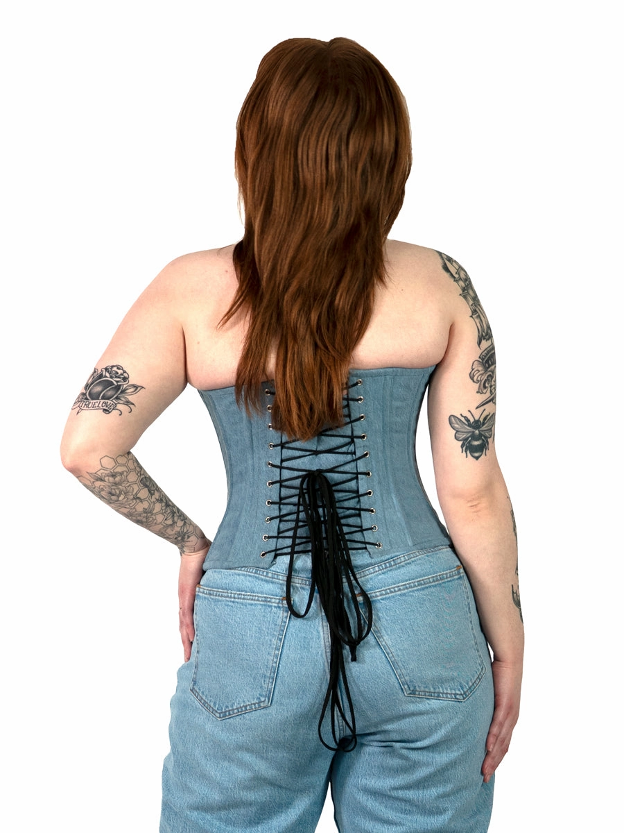 Limited Edition Denim Corset Top
