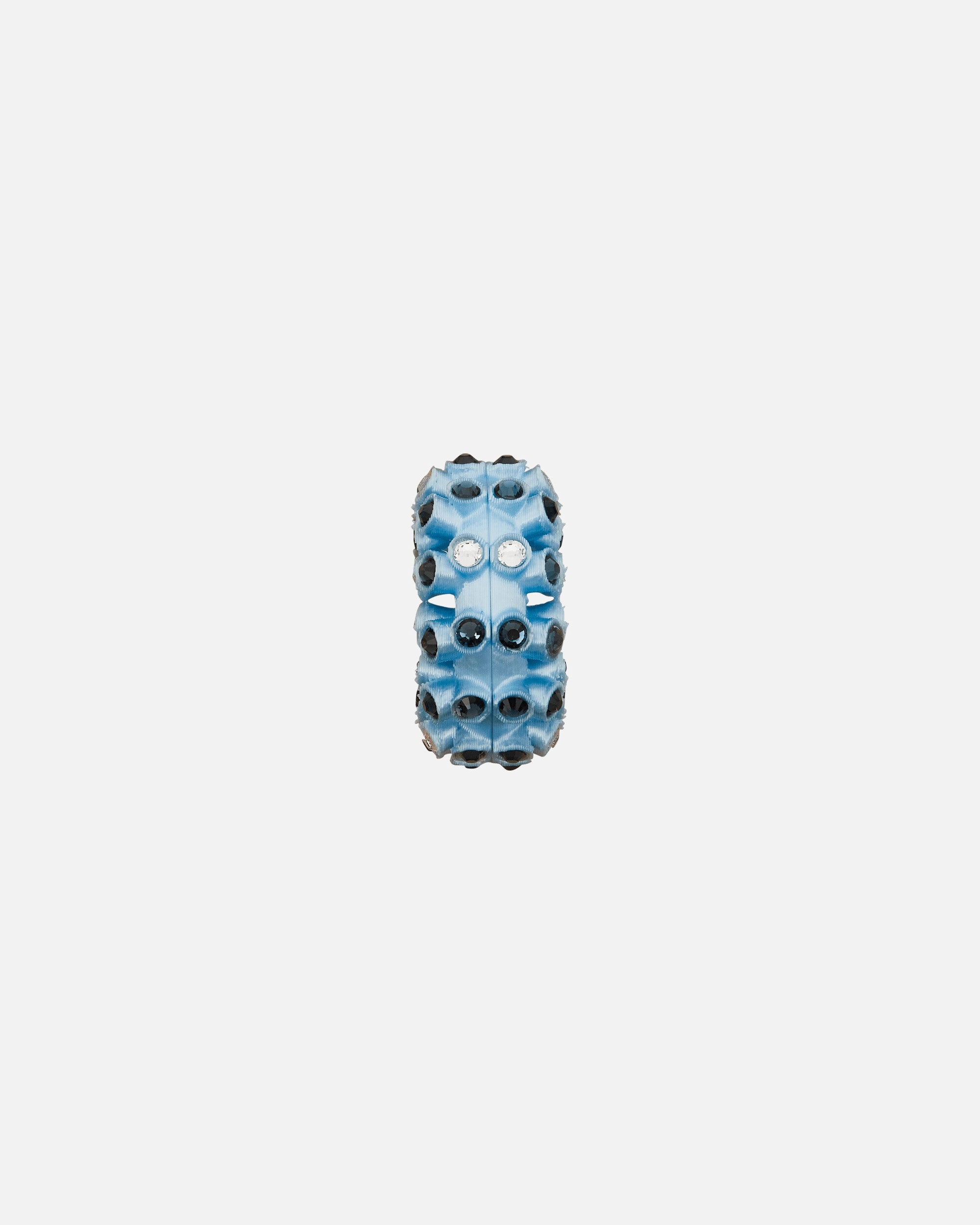 Lit Hoop Earrings Light Blue