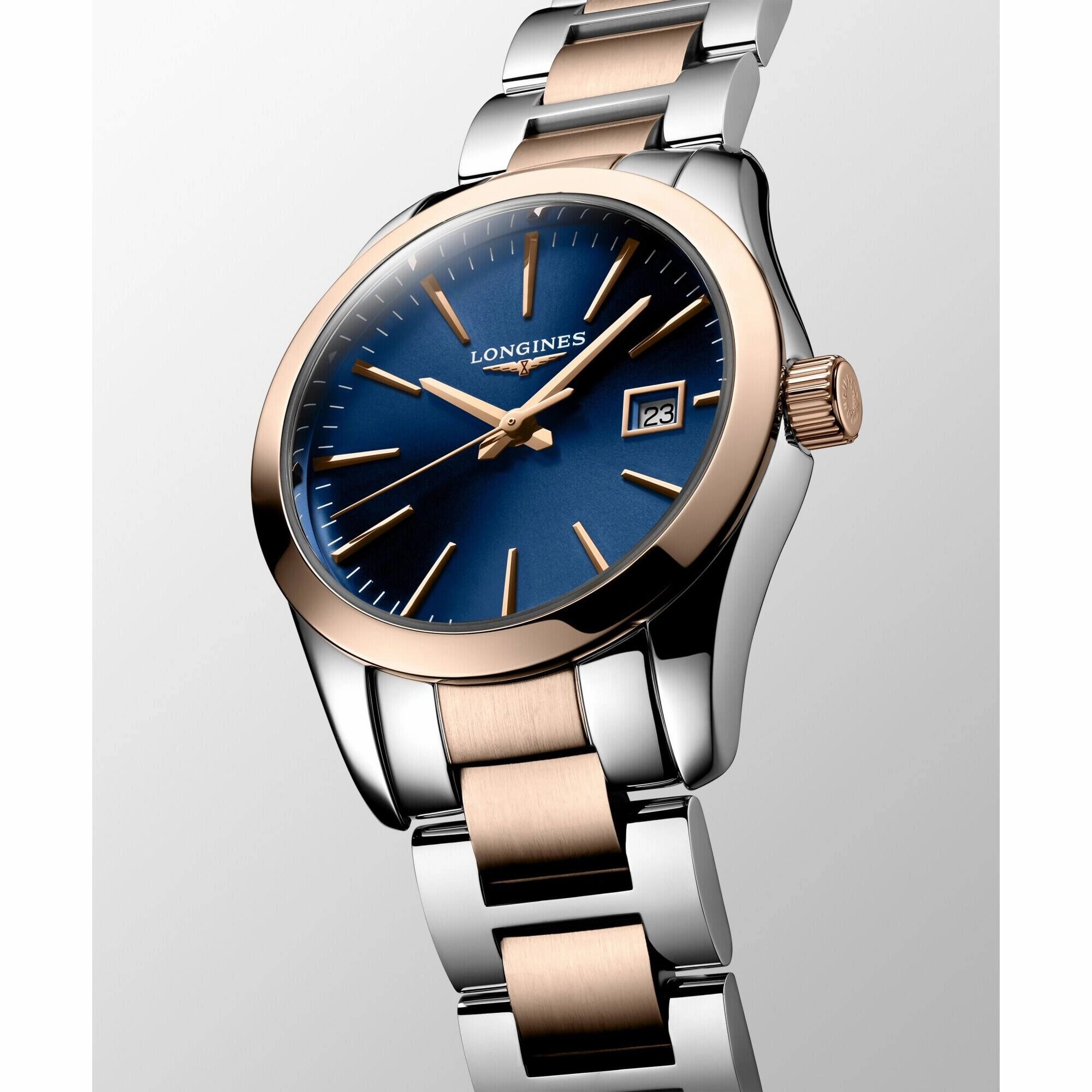 Longines Women's Quartz Watch - Conquest Classic Blue Dial Bracelet | L22863927