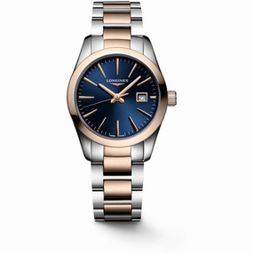 Longines Women's Quartz Watch - Conquest Classic Blue Dial Bracelet | L22863927