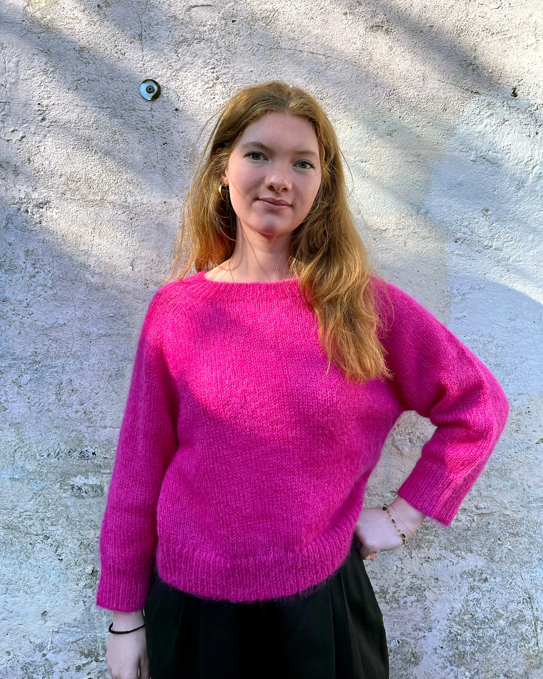 Lowie Fuchsia Mohair Jumper
