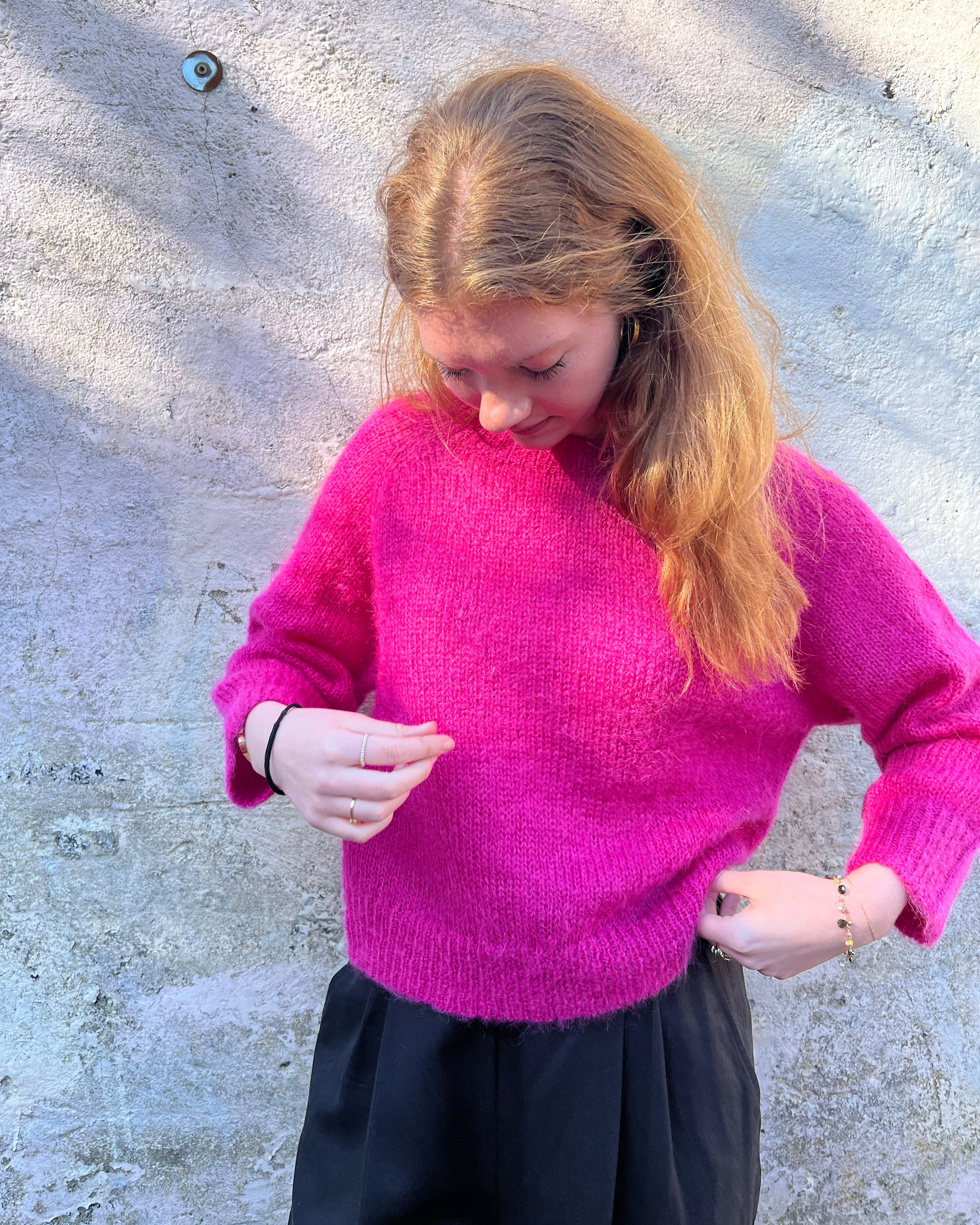 Lowie Fuchsia Mohair Jumper