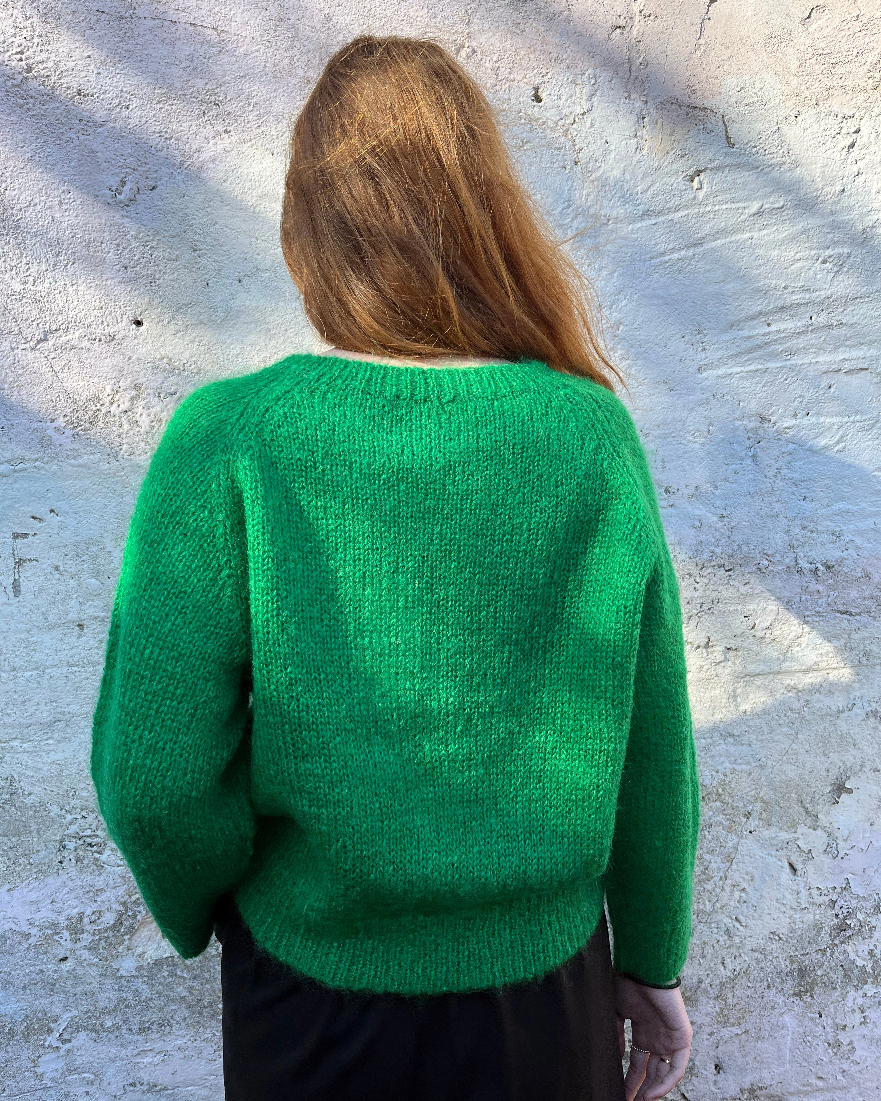 Lowie Green Mohair Jumper