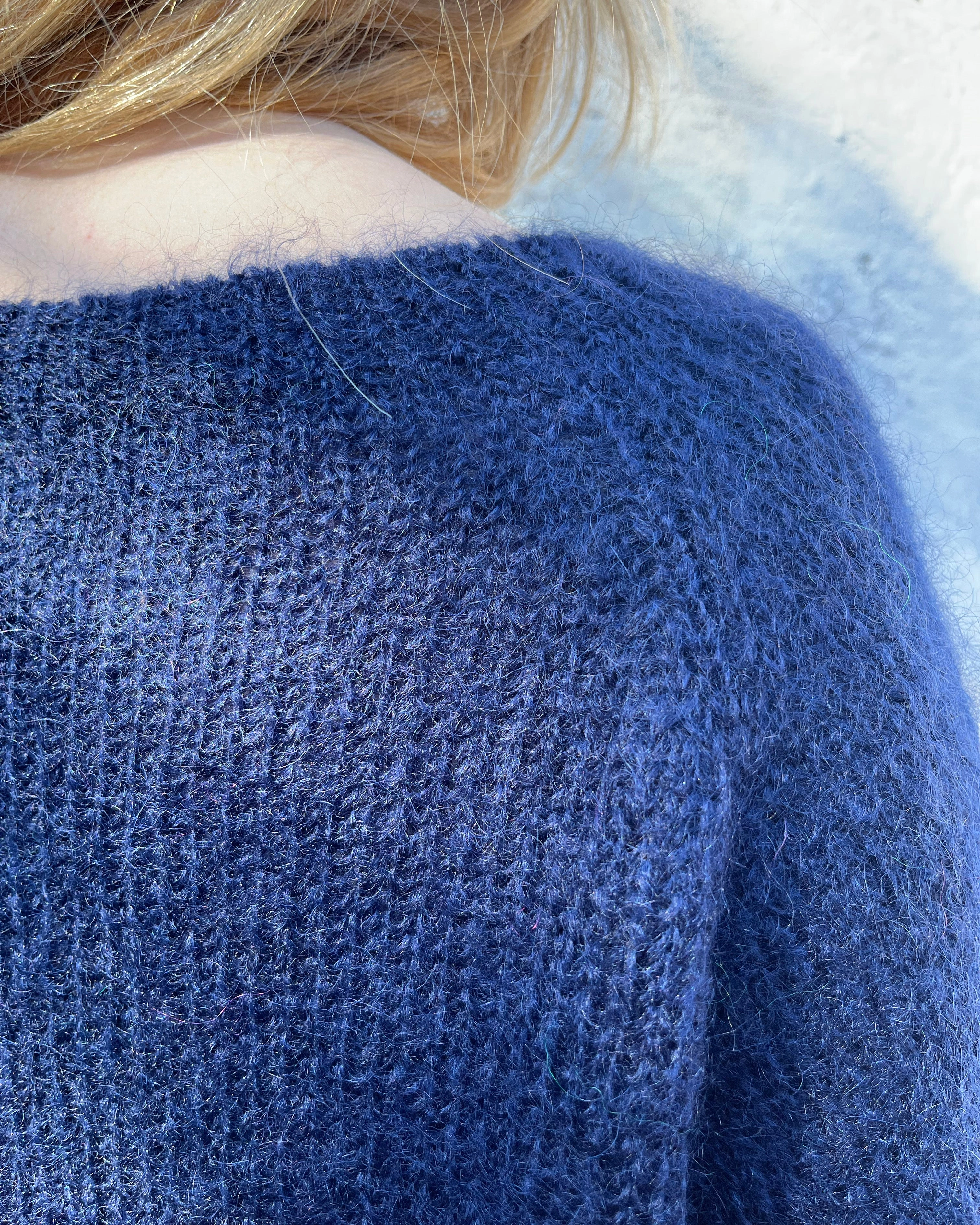 Lowie Navy Mohair Jumper