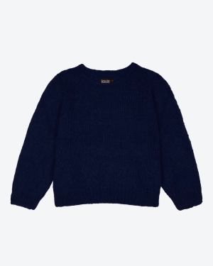 Lowie Navy Mohair Jumper