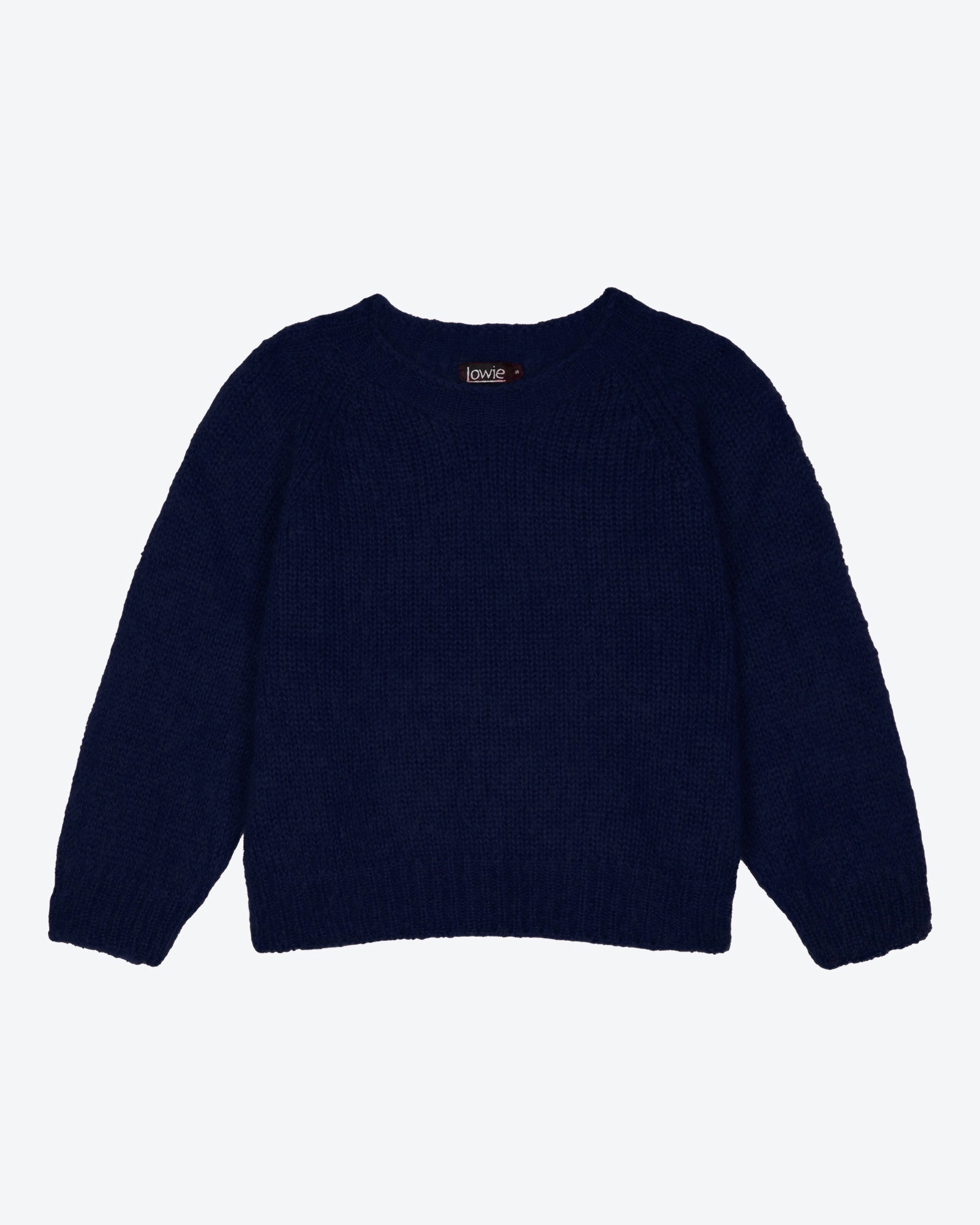 Lowie Navy Mohair Jumper