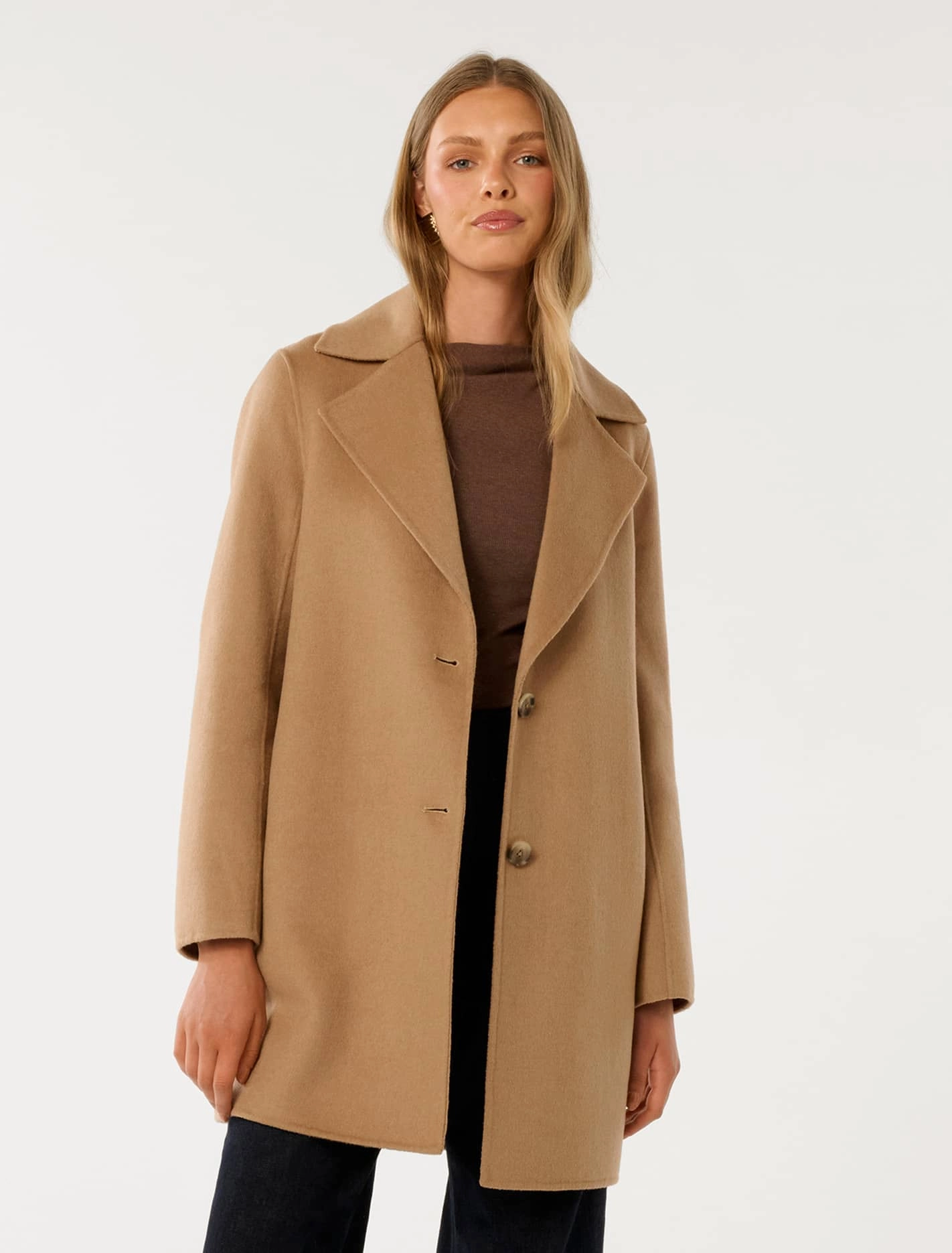 Madi Felled Mid Length Coat