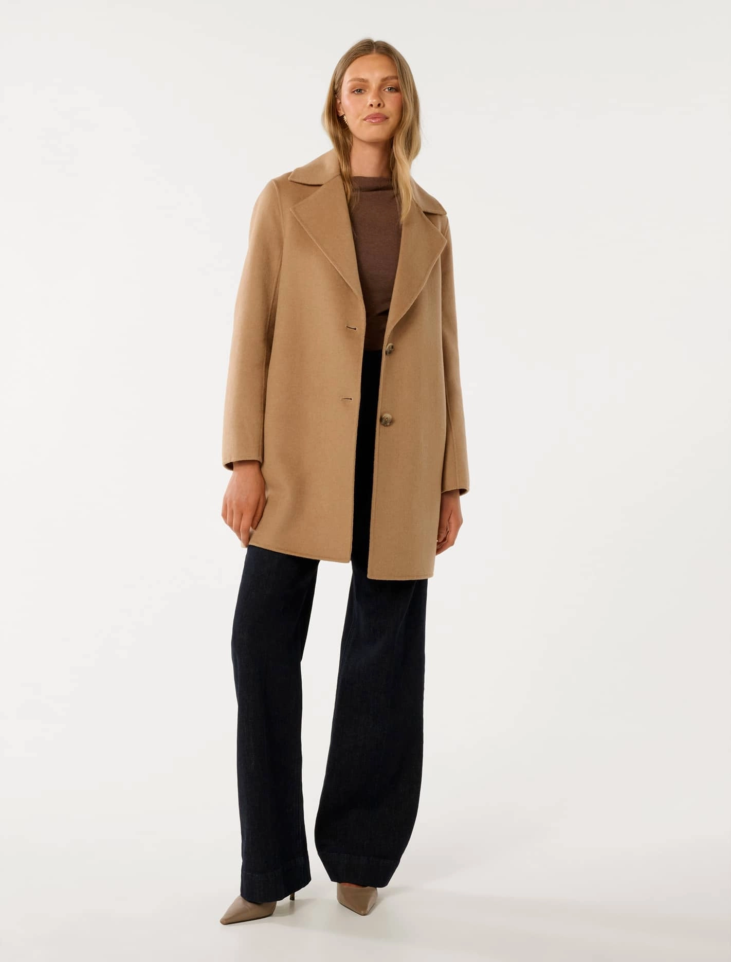 Madi Felled Mid Length Coat