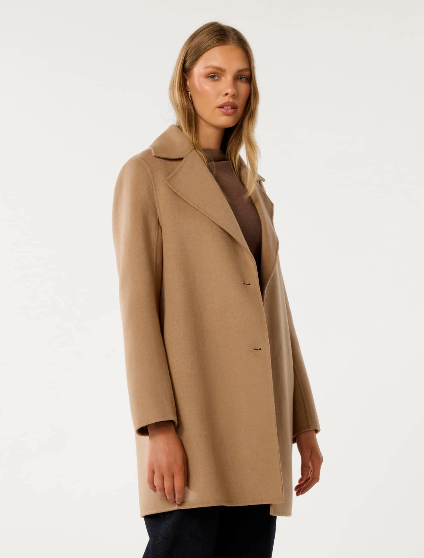 Madi Felled Mid Length Coat