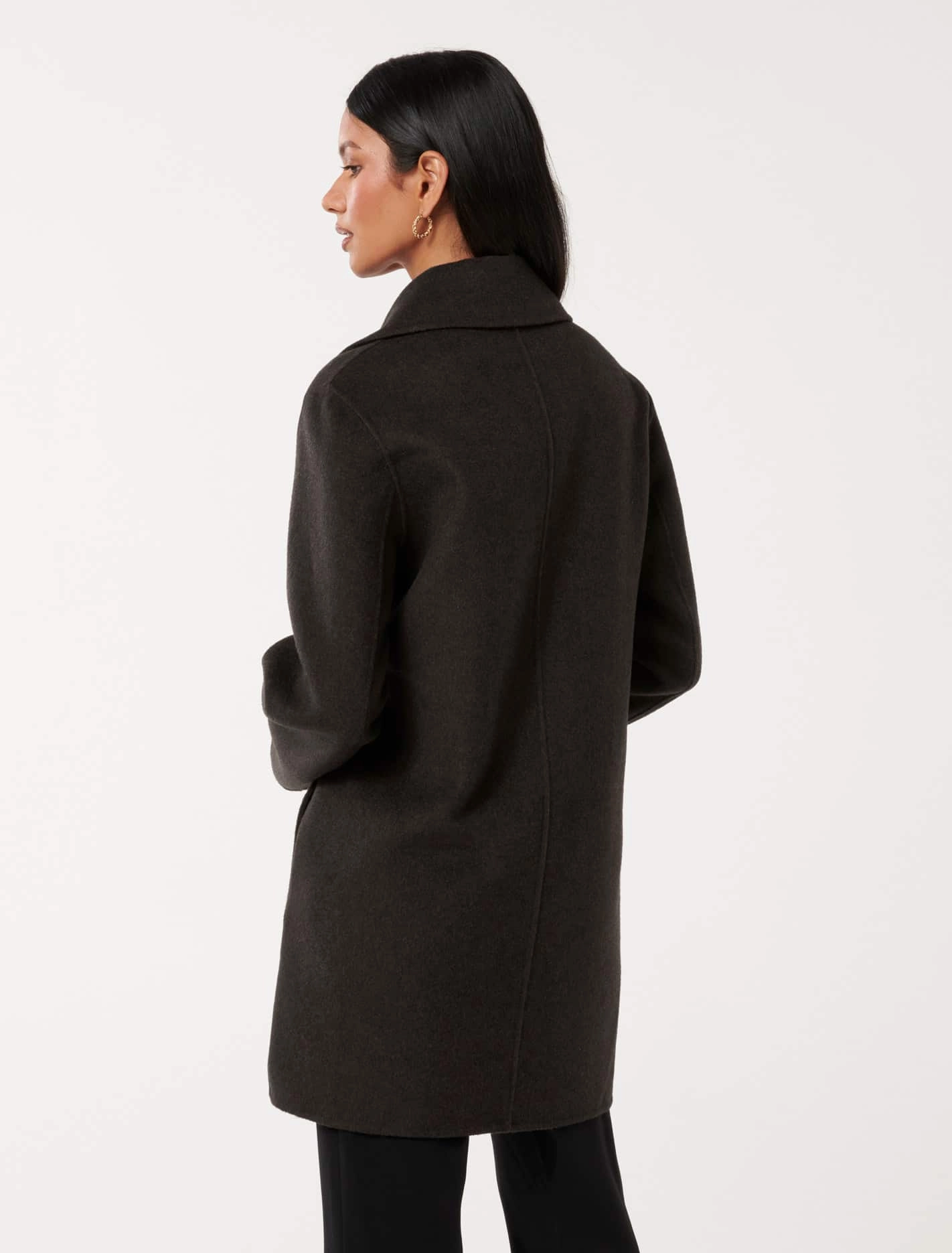 Madi Petite Felled Mid Length Coat