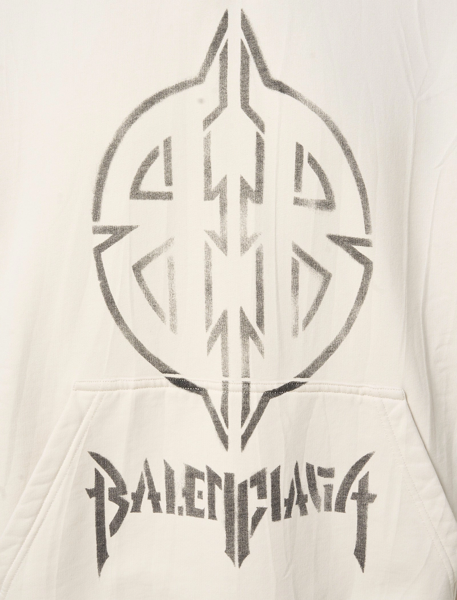 METAL BB STENCIL HOODIE