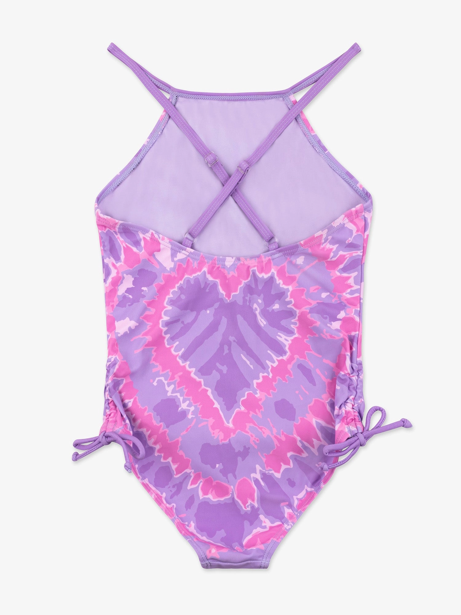 Naveah Heart Tie Dye Printed One Piece Swimsuit