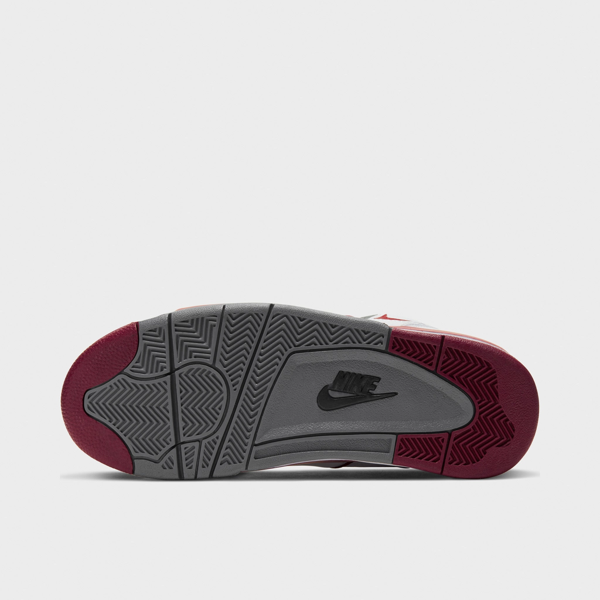 Nike Air Flight 89 White / Team Red - Smoke Grey
