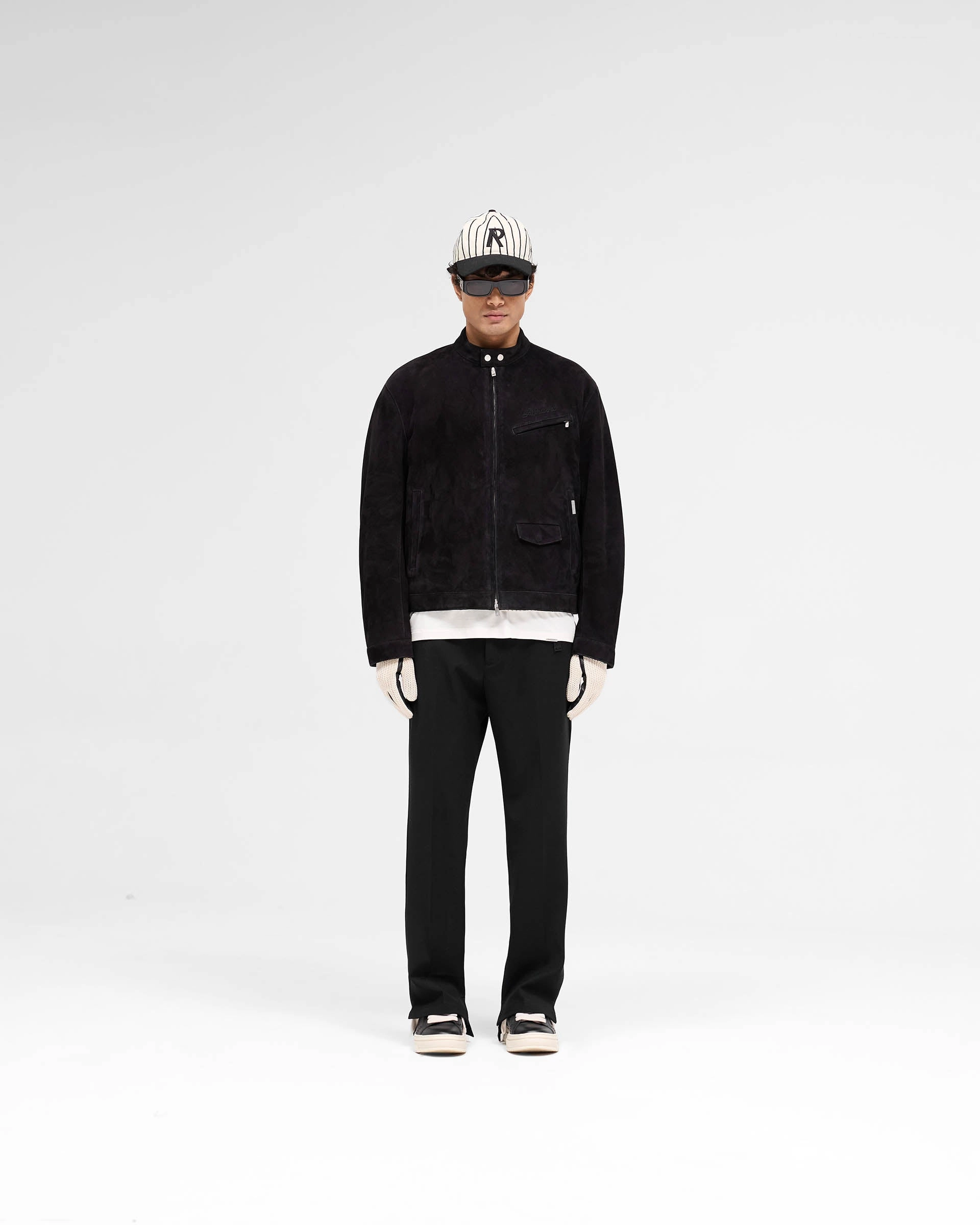 Overdrive Suede Jacket - Jet Black