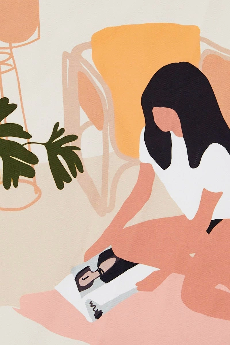 Print Girl Illustration Print A3 30Cm X 40Cm